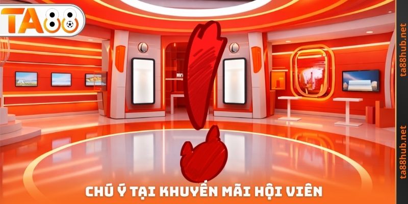 Chú ý tại khuyến mãi hội viên